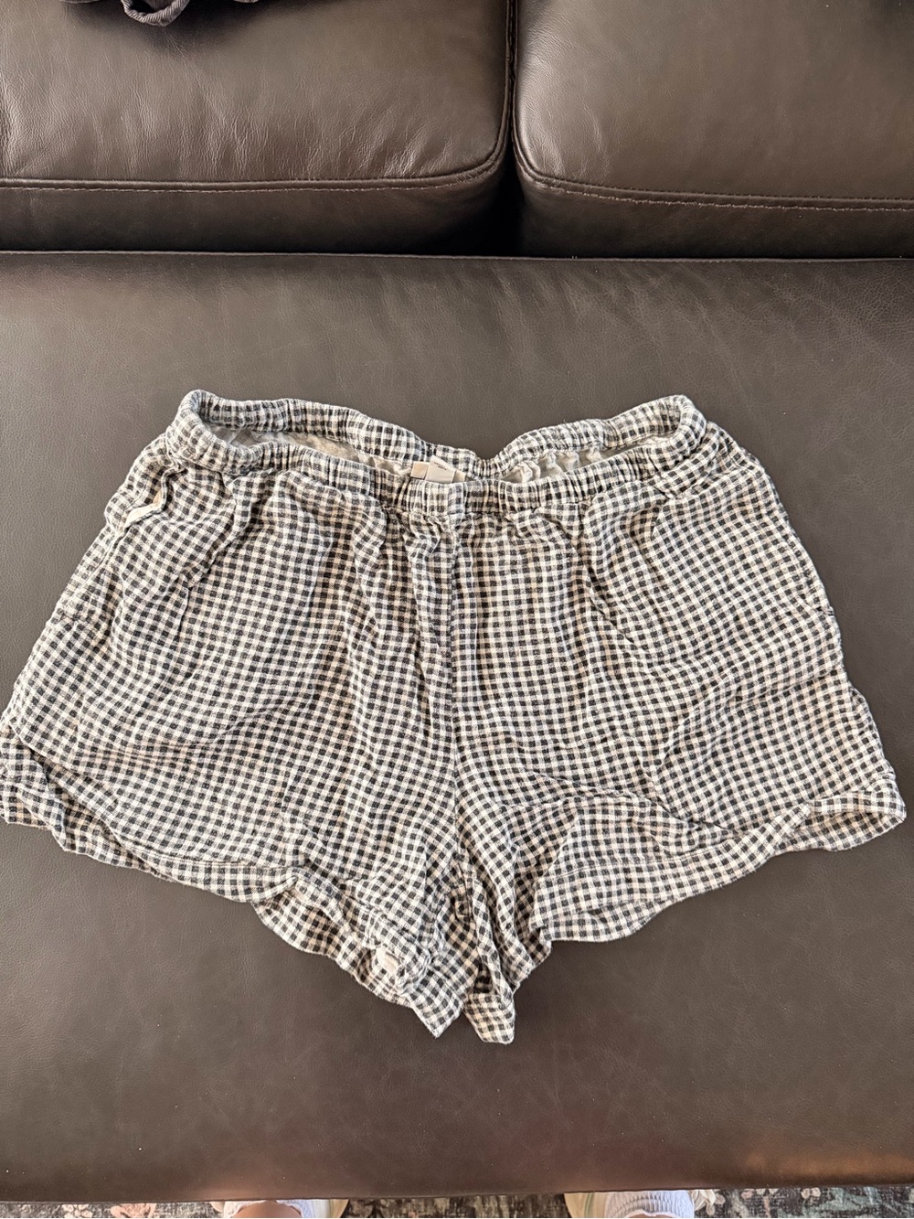 A new day Gingham Women’s Elastic Waist Shorts